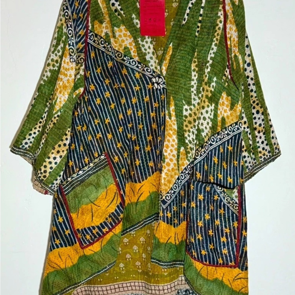 Colorful Patchwork Women's Jacket - image 1